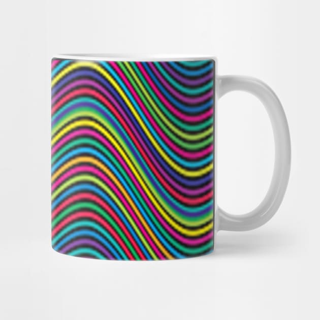 Striped Wave Pattern by Stylebydesign